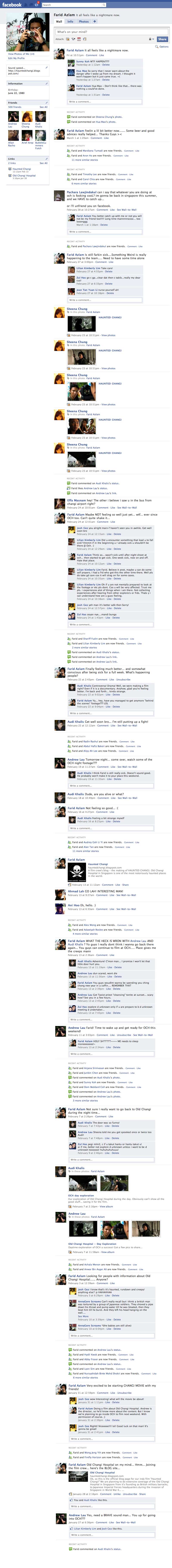 Farid's Facebook Profile